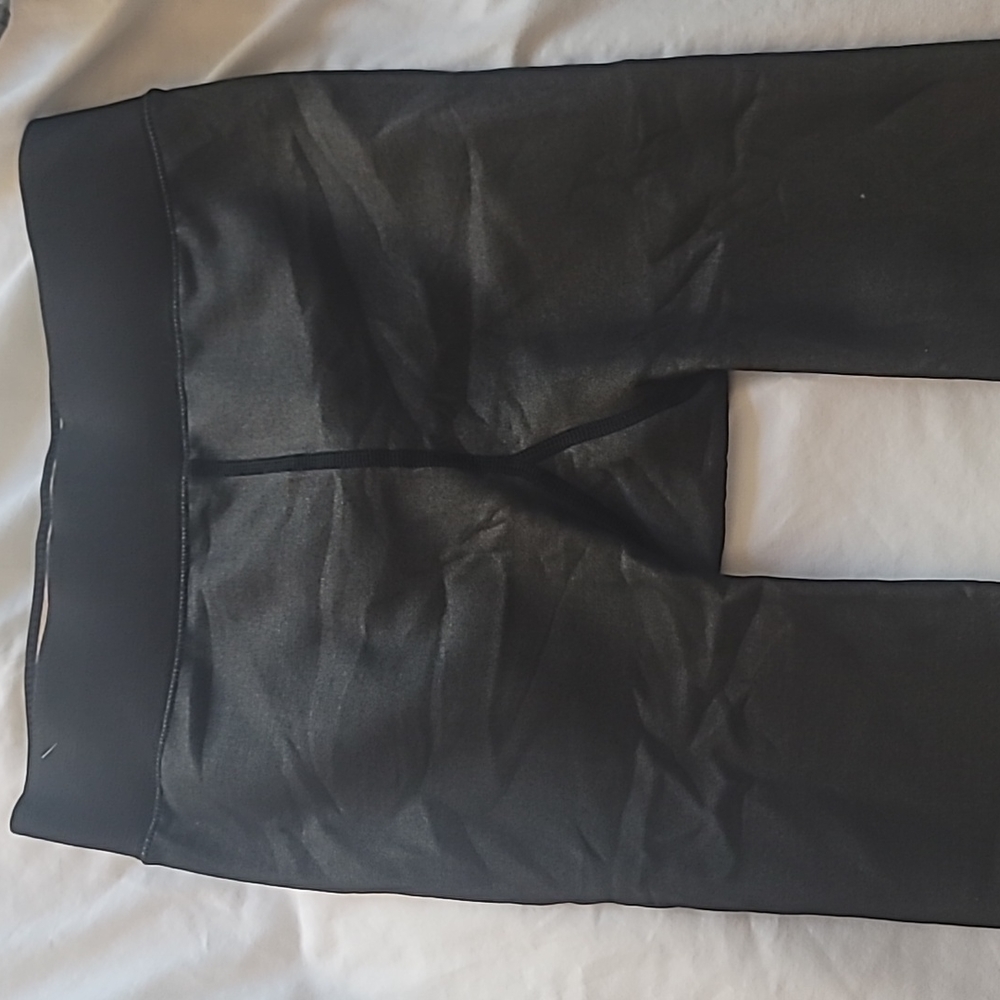 Plush lined compression tights